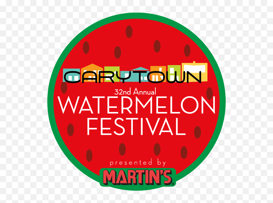Carytownwatermelonfestivallogo U2013 Mongrel Emoji,Festival Logo