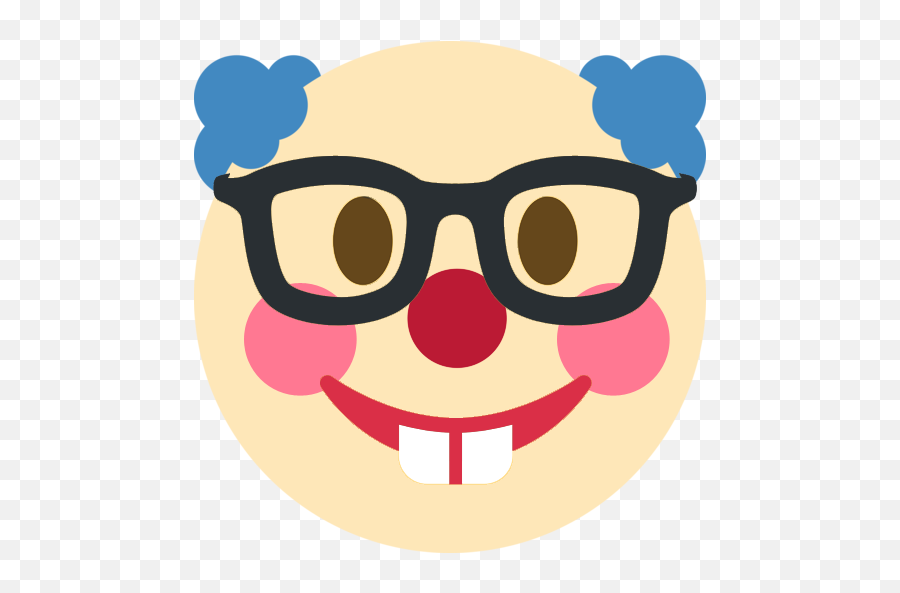 Clownnerd Emoji,Nerd Emoji Png