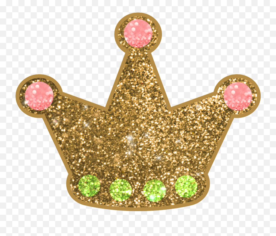 Download Crown Gold Glitter Glamour Sparkle Shiny Sticker Emoji,Gold Sparkle Png