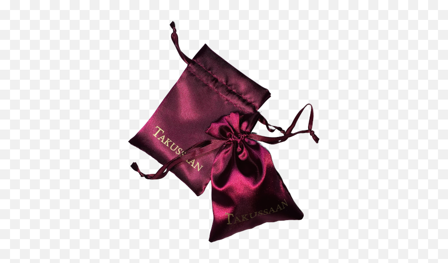 Burgundy Small Satin Bags With Custom Logo For Jewelry Emoji,Bags With Logo