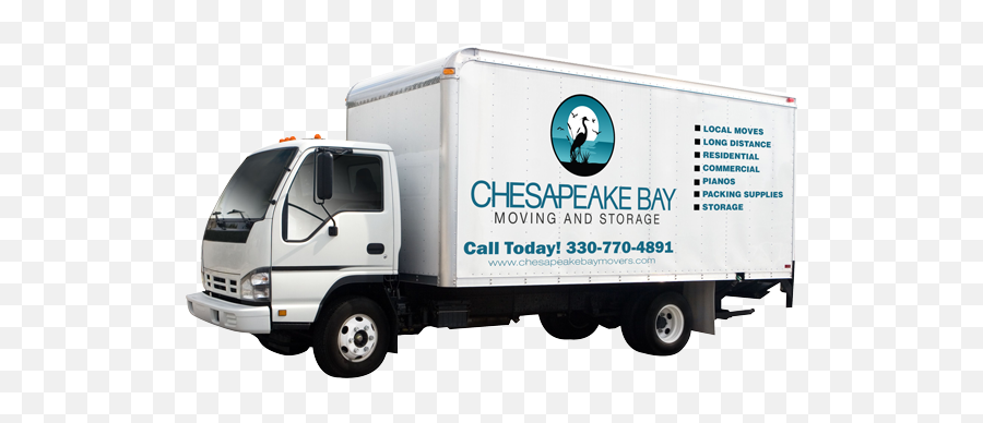 Chesapeake Bay Moving And Storage Truck Logo - Delivery Emoji,Moving Truck Png