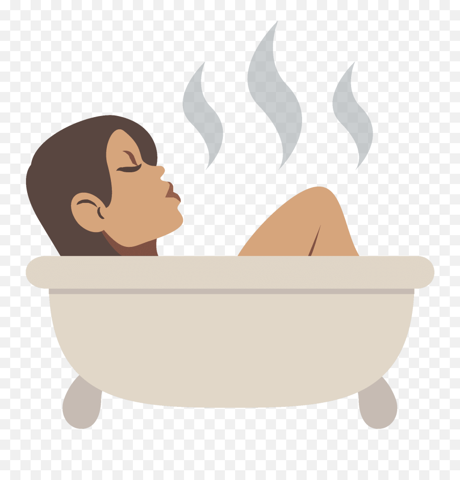 Person Taking Bath Emoji Clipart Free Download Transparent - Vector Bathing Icon,Bath Clipart