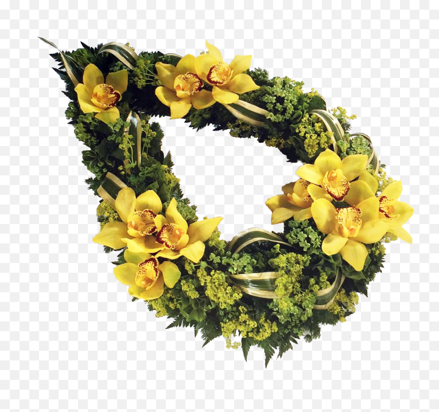 Download Funeral Wreath Flowers Hq Image Free Hq Png Image Emoji,Flower Wreath Png