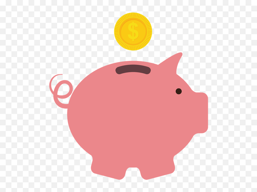 Piggy Bank With Coin - Money Saving Vector Clipart Full Emoji,Piggy Bank Png