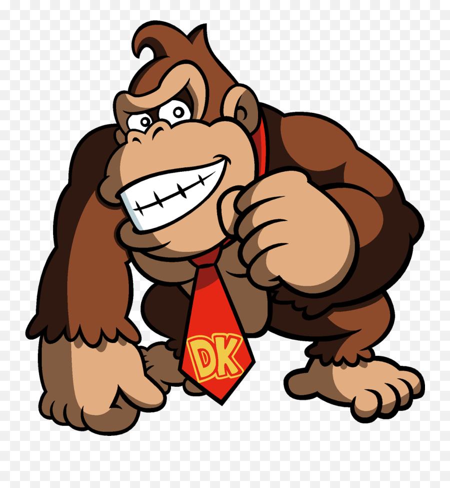 Donkey Kong Png Transparent Images - Donkey Kong Png Clipart Emoji,Donkey Kong Logo