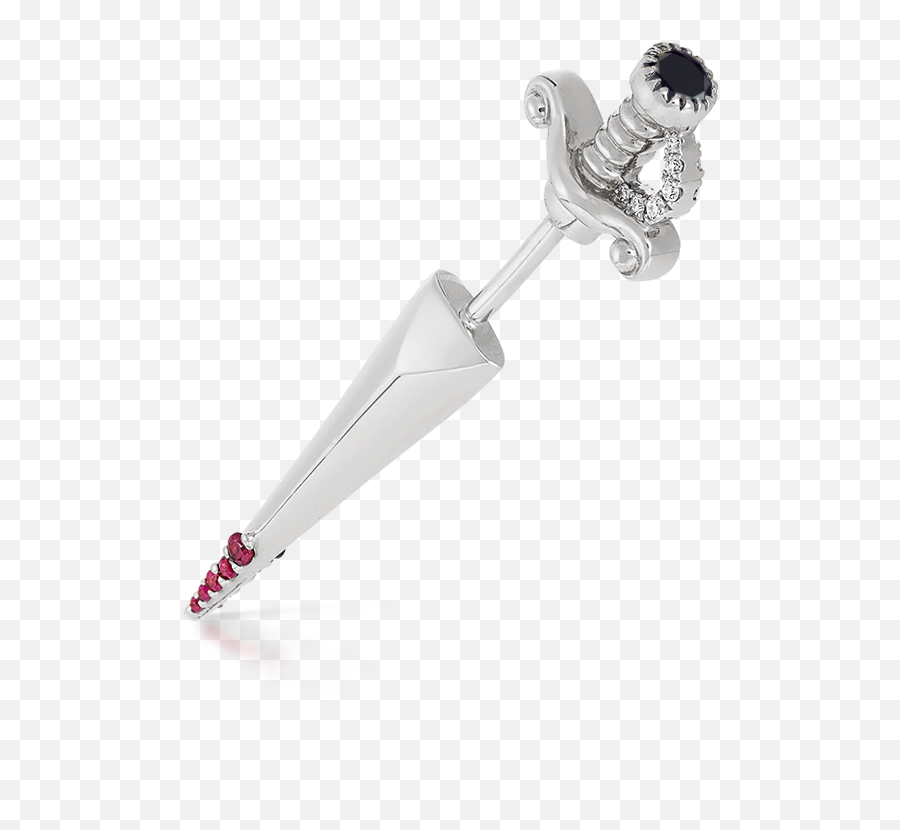Black And White Diamond Long Sword With - Fictional Character Emoji,Diamond Sword Png