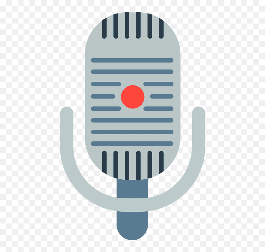 Studio Microphone Emoji Clipart - Studio Emoji,Clipart Studio