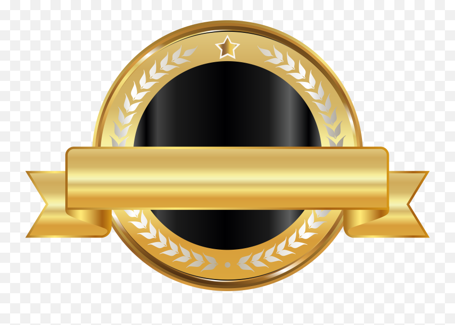 Black And Gold Seal Png Transparent Png - Transparent Background Silver Seal Clipart Emoji,Seal Png