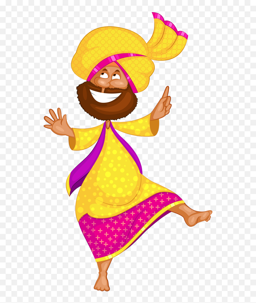 Pessoas Do Mundo E O Mundo - Orang India Clipart 645x1024 Bhangra Png Emoji,Indian Clipart