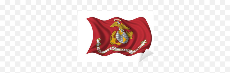 Us Marine Corps Flag Wall Mural U2022 Pixers - We Live To Change Flag Emoji,Us Marine Logo