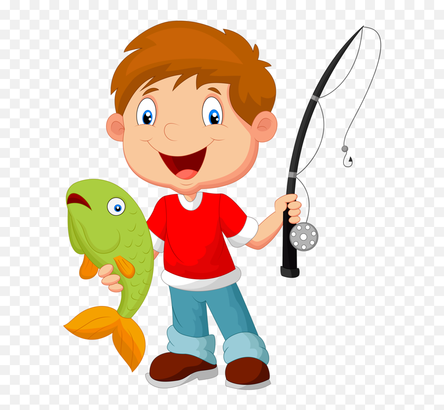 Free Fishing Clipart - Clipart Fishing Emoji,Fishing Clipart