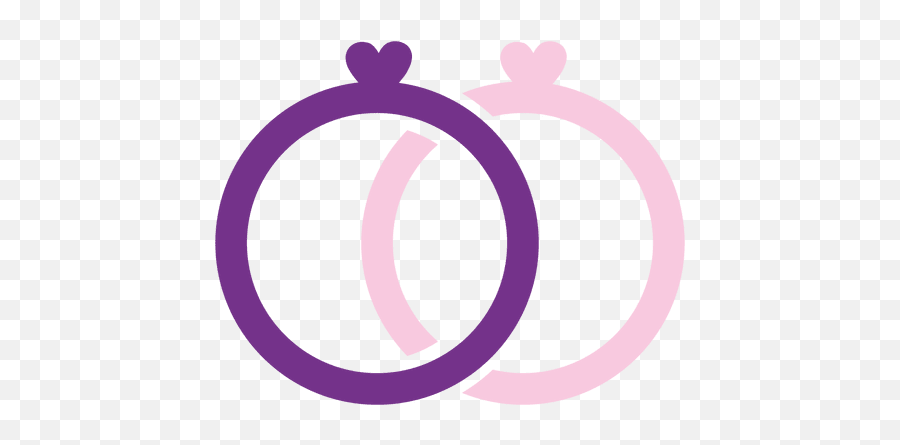 Purple Pink Wedding Rings - Transparent Png U0026 Svg Vector File Pink Wedding Ring Png Emoji,Wedding Ring Png