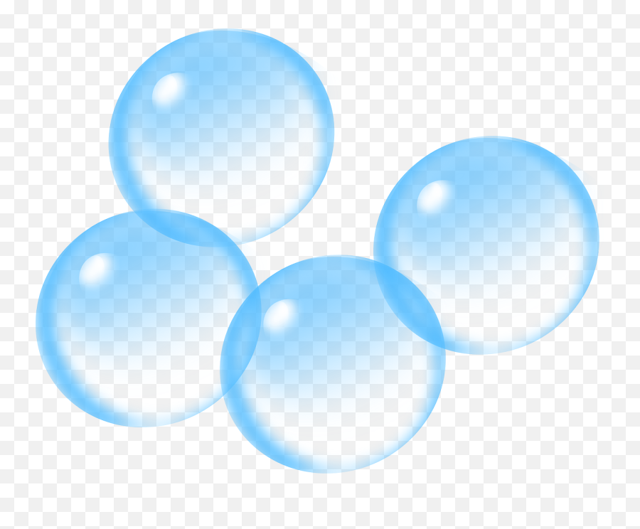Blue Bubbles Png Transparent Background - Blue Bubbles Clipart Emoji,Bubbles Png
