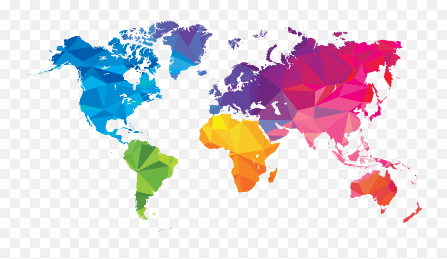 Test Your Knowledge Of Cultures Around The World - World Map Colourful World Map Png Emoji,World Png