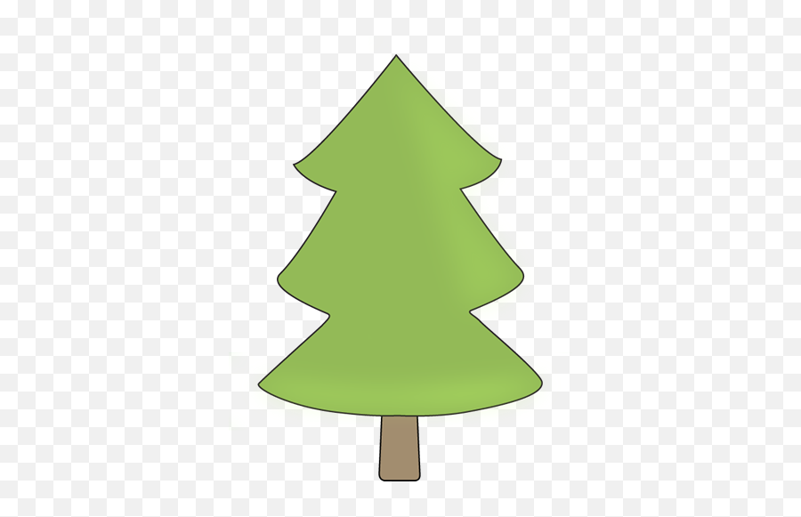 Tall Pine Tree Clip Art - Christmas Tree Undecorated Clip Art Emoji,Pine Tree Clipart