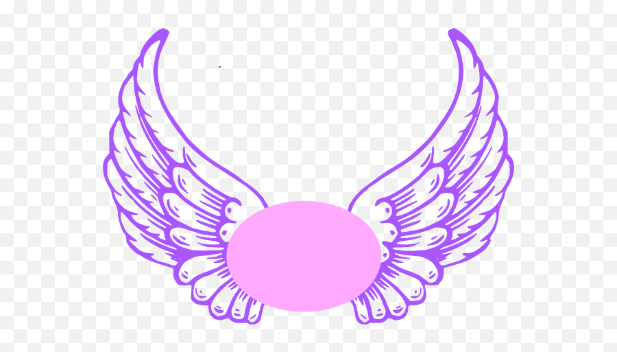 Angel Wings Clip Art Free Clipart - Angel Wings Outline Emoji,Wings Clipart