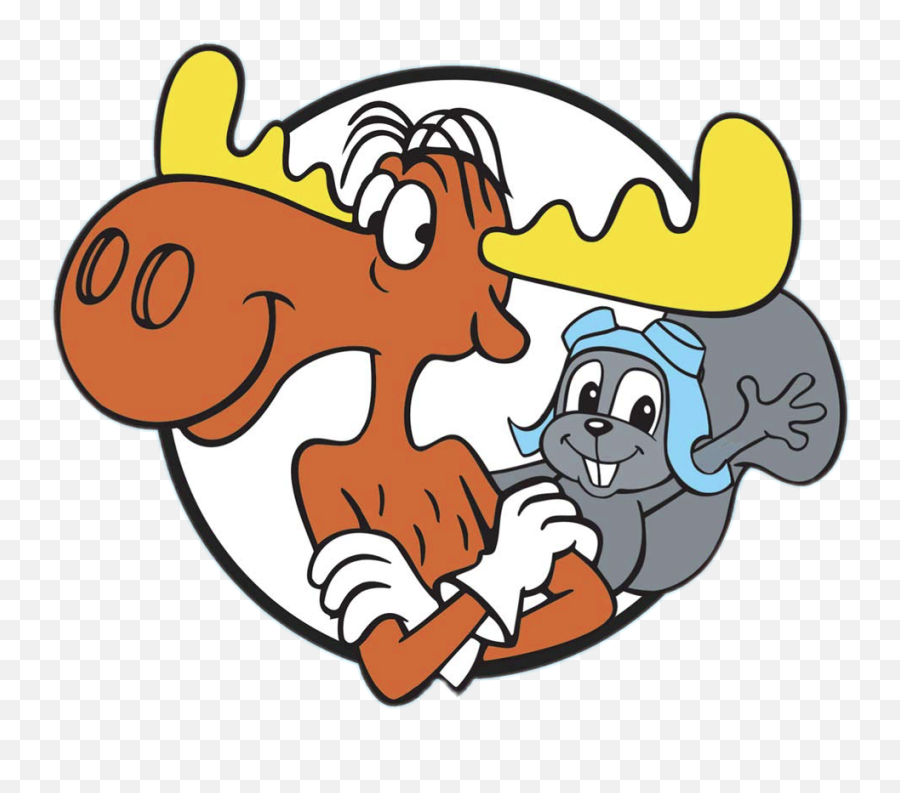 Check Out This Transparent Rocky And - Rocky And Bullwinkle Logo Emoji,Rocky Png
