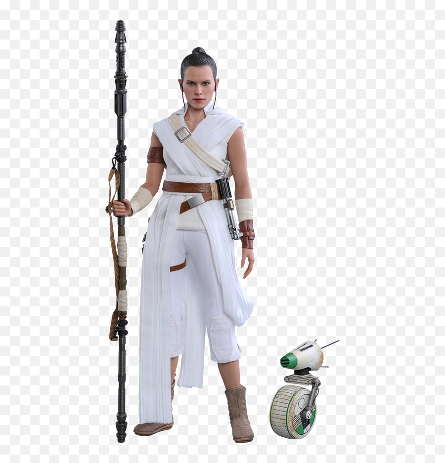 Rey And D - Figurine Rey Star Wars Emoji,Rise Of Skywalker Logo