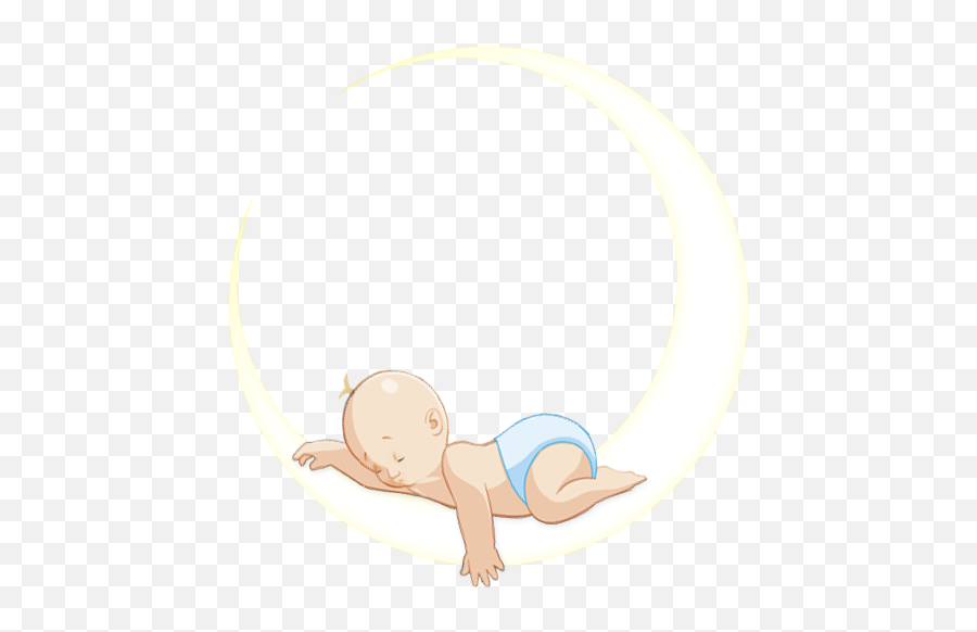 Baby Sleeping On Moon - 482x1002 Png Clipart Download Baby Sleeping On Moon Clipart Png Emoji,Sleeping Png