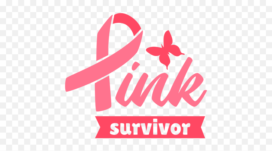 Breast Cancer Survivor Ribbon - Breast Cancer Ribbons Survivor Emoji,Breast Cancer Ribbon Png