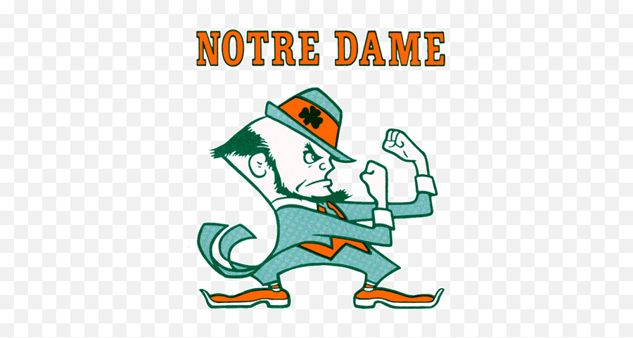 Notre Dame Fighting Irish Alternate - Notre Dame Fighting Irish Hockey Logo Emoji,Notre Dame Logo