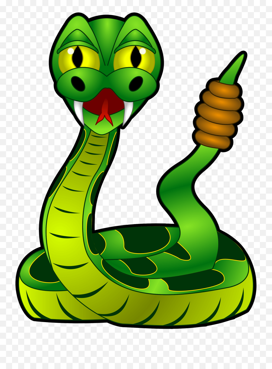 Free Clip Art - Rattlesnake Clip Art Emoji,Snake Clipart