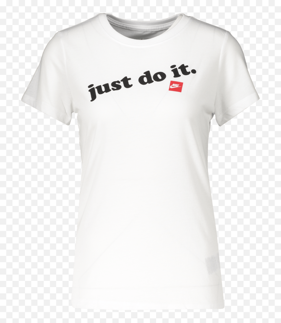 Nike Just Do It Prep T - Shirt Damen Weiss F100 Nike Logo Fashion Brand Emoji,Just Do It Logo