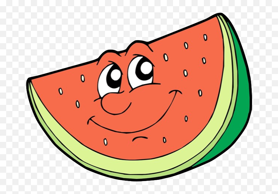 Watermelon Clipart With Face - Free Clip Art Watermelon Emoji,Watermelon Clipart