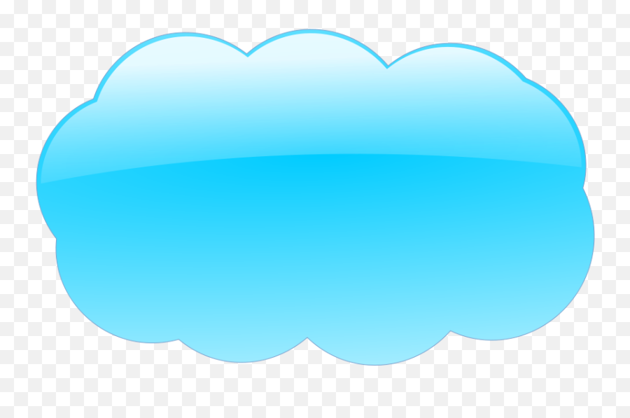 Blue Cloud Clipart Transparent - Clip Art Library Sky Blue Cloud Clipart Emoji,Internet Clipart