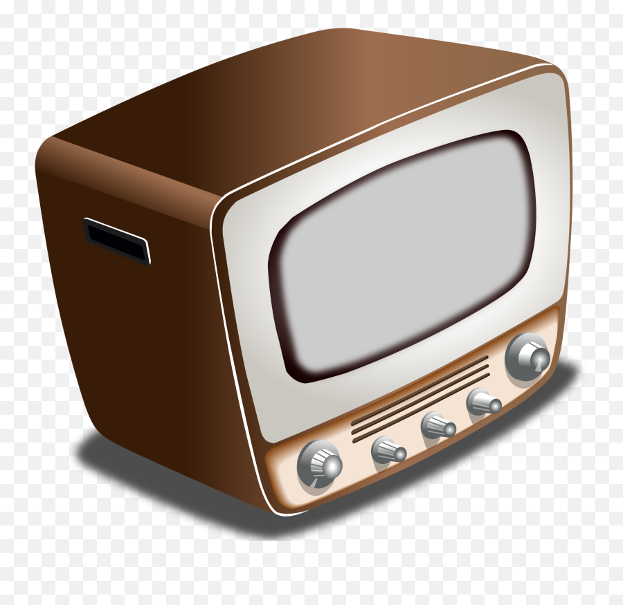 Television Clipart 1950s Tv - Crt Tv Clipart Emoji,Television Clipart