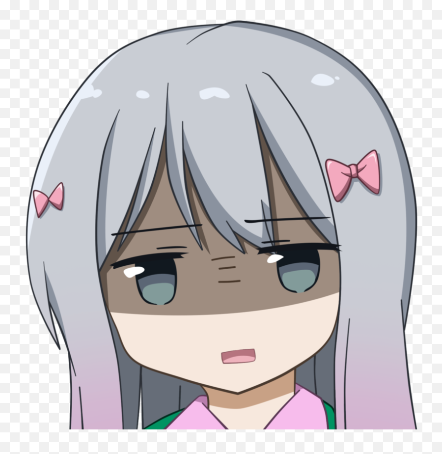 Download Disappointed Anime Face Png - Disappointment Face Anime Emoji,Anime Face Transparent