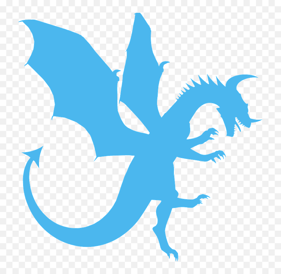 Dragon Silhouette - Free Vector Silhouettes Creazilla Dragon Silhouette Emoji,Dragon Silhouette Png