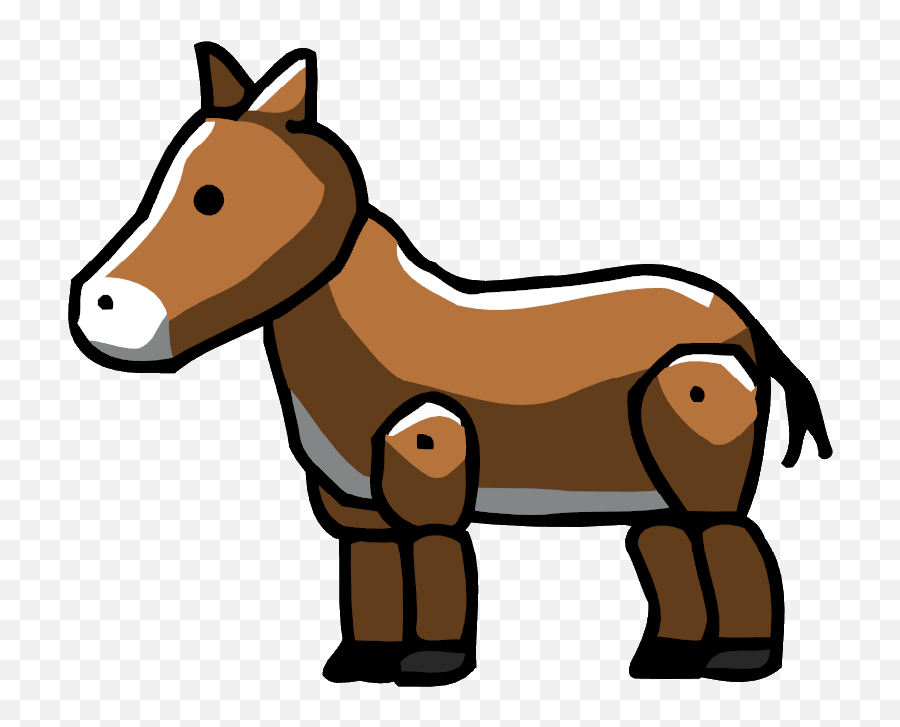 Scribblenauts Dachshund Transparent Png - Stickpng Scribblenauts Donkey Emoji,Dachshund Clipart