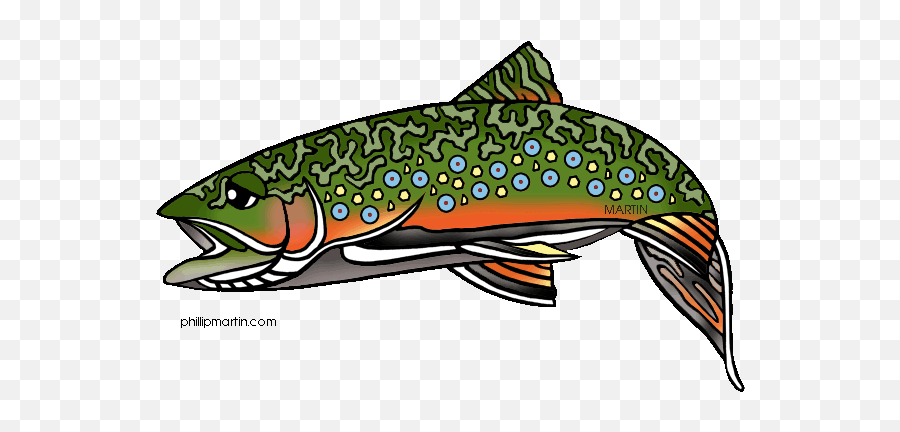 Free Trout Cliparts Download Free Clip - Brook Trout Clipart Emoji,Trout Clipart