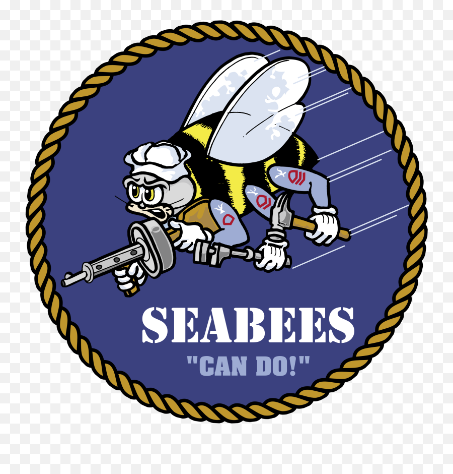 Download 2000px Usn Seabees Insignia - Navy Seabees Logo Png Seabees Navy Emoji,Us Navy Logo Vector