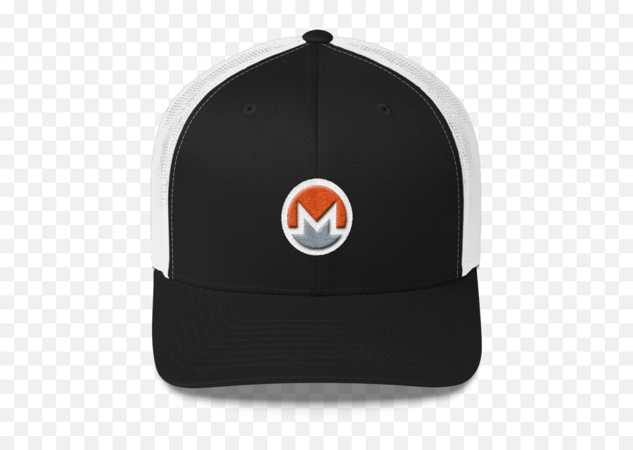 Monero Trucker Cap Logo On White - Unisex Emoji,Cap Logo