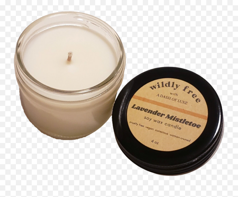 Lavender Mistletoe Meditation Candle - Skin Care Emoji,Mistletoe Transparent