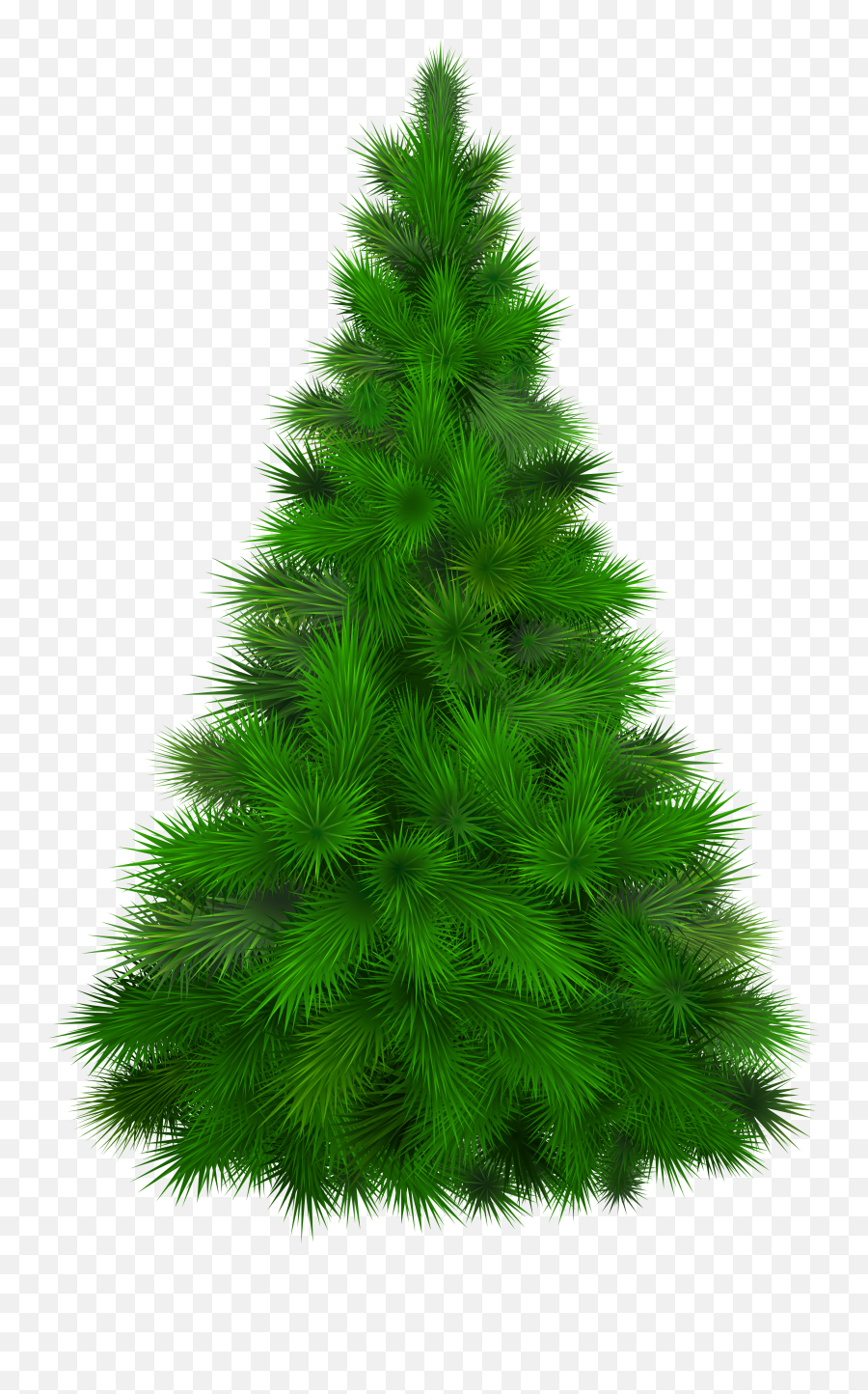 Green Pine Tree Png Clip Art - Green Pine Trees Png Emoji,Pine Tree Clipart