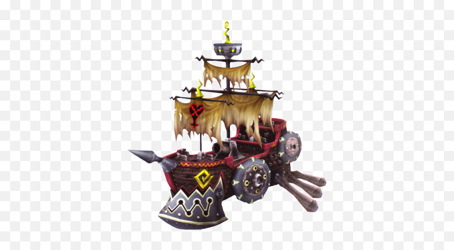 Pirate Ship - Ghost Ship Kingdom Hearts 2 Emoji,Pirate Ship Png