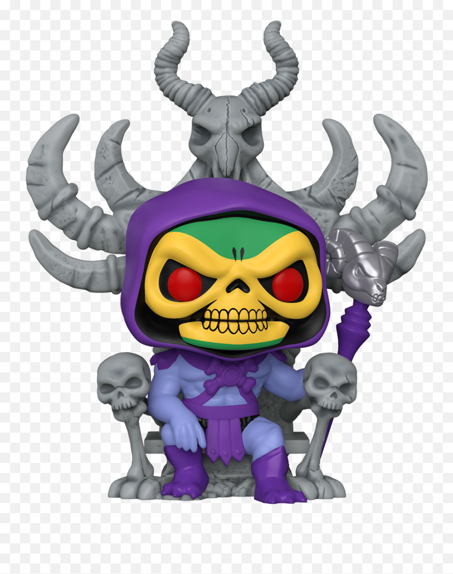 Skeletor On Throne - Skeletor Funko Pop Emoji,Skeletor Png