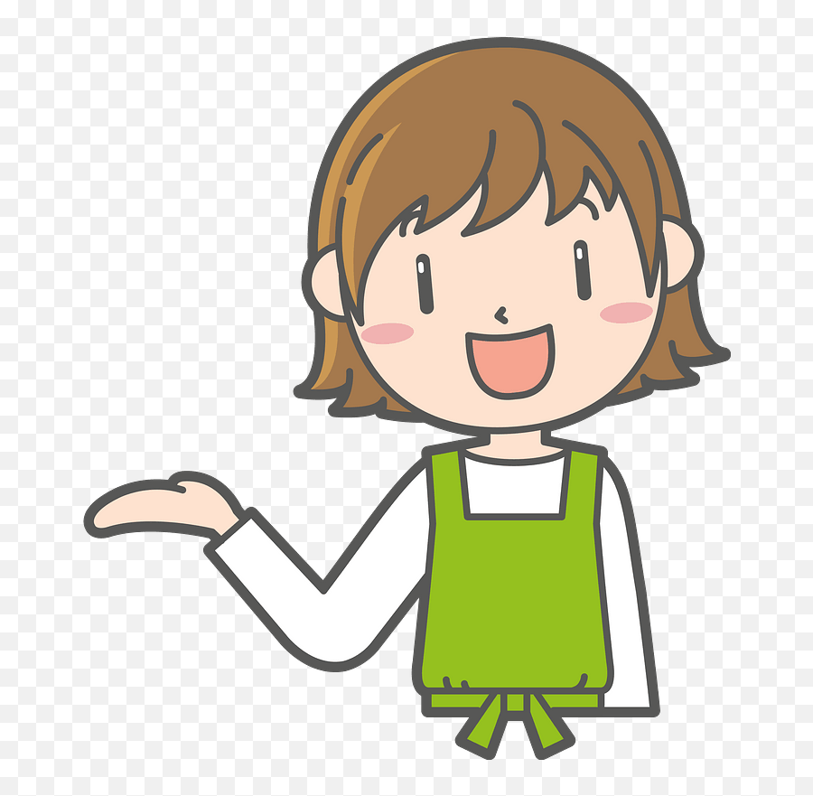 Female Clerk Acting As A Guide Clipart - Transparent Clerk Advice Clipart Emoji,Acting Clipart