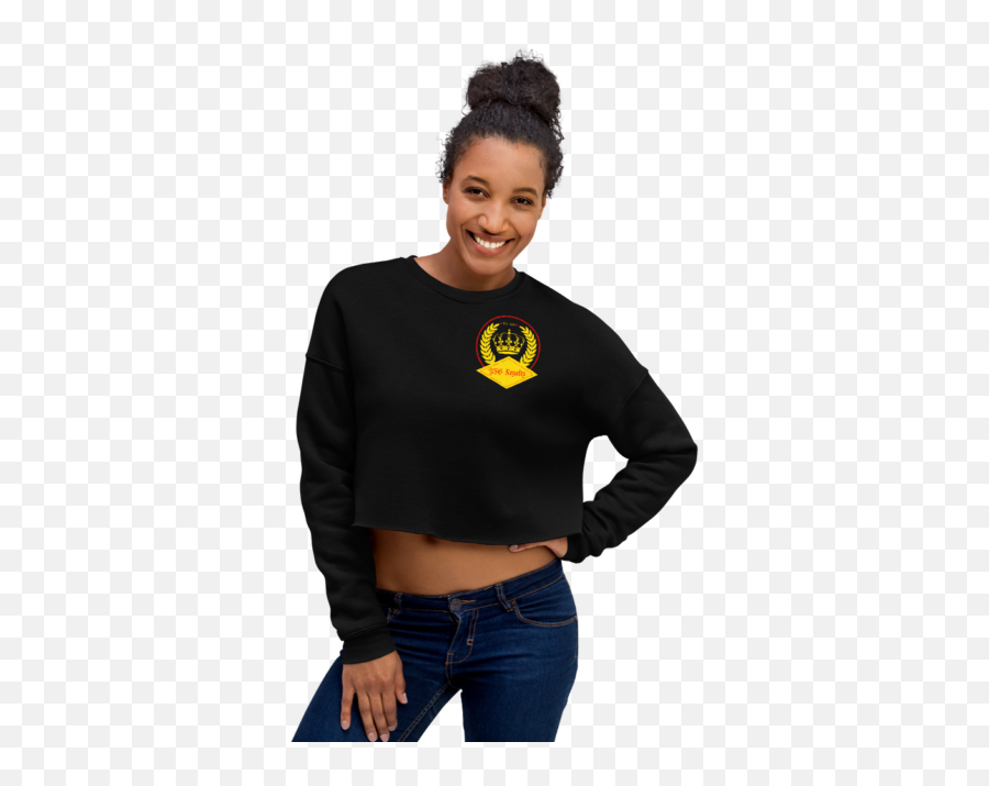 Womens Ysg Royalty Logo Cropped - Tik Tokers Merch Crop Tops Emoji,Royalty Logo