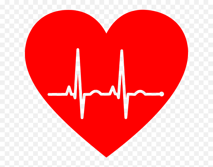 Heart Beat Wave Pulse Rate Free Svg - Heart Ekg Emoji,Heart Rate Clipart