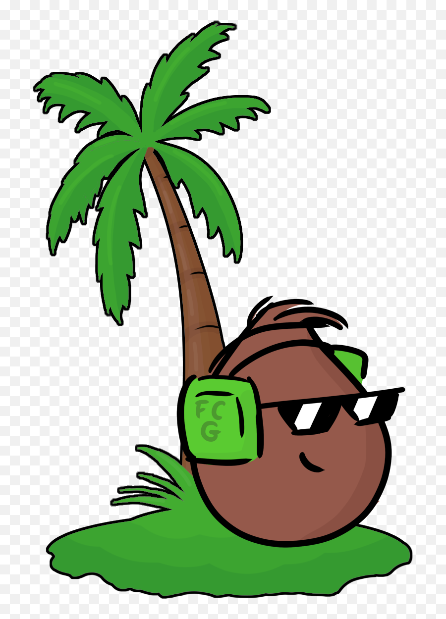 Games Emoji,Coconut Logo