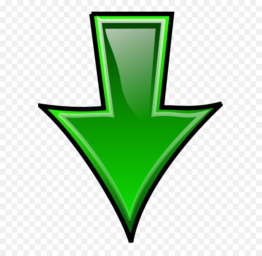 Arrow Download Down - Down Symbol Arrow Emoji,Green Arrow Logo