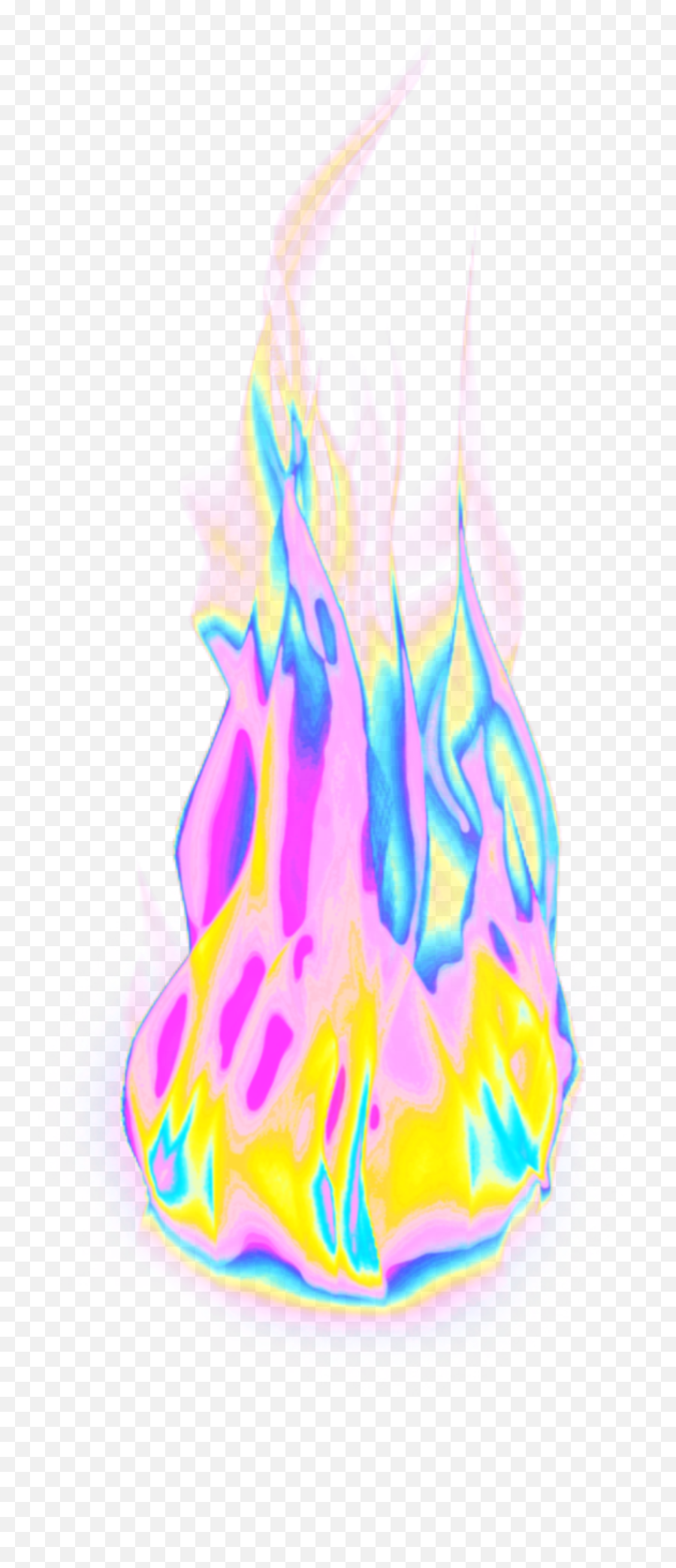 Fire Flames Aesthetic Color Sticker By Dinaaaaaah Emoji,Flame Emoji Transparent
