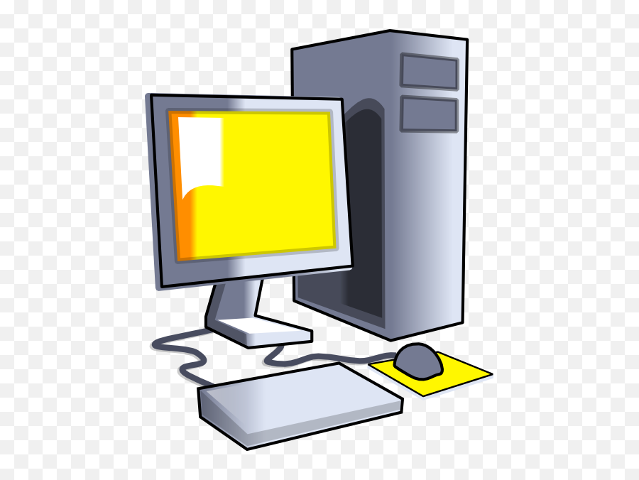 Computer Imageort Clip Art At Clkercom - Vector Clip Art Emoji,Computer Monitor Clipart