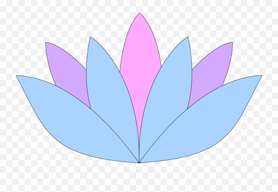 Lavender Lotus Flower Svg Clip Arts Download - Download Clip Emoji,Lily Pad Flower Clipart