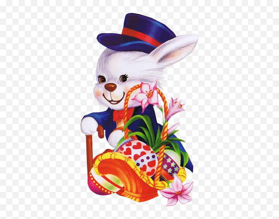 Easter Bunny Cartoon Kids Cartoon Easter Bunny - Costume Hat Emoji,He Is Risen Clipart