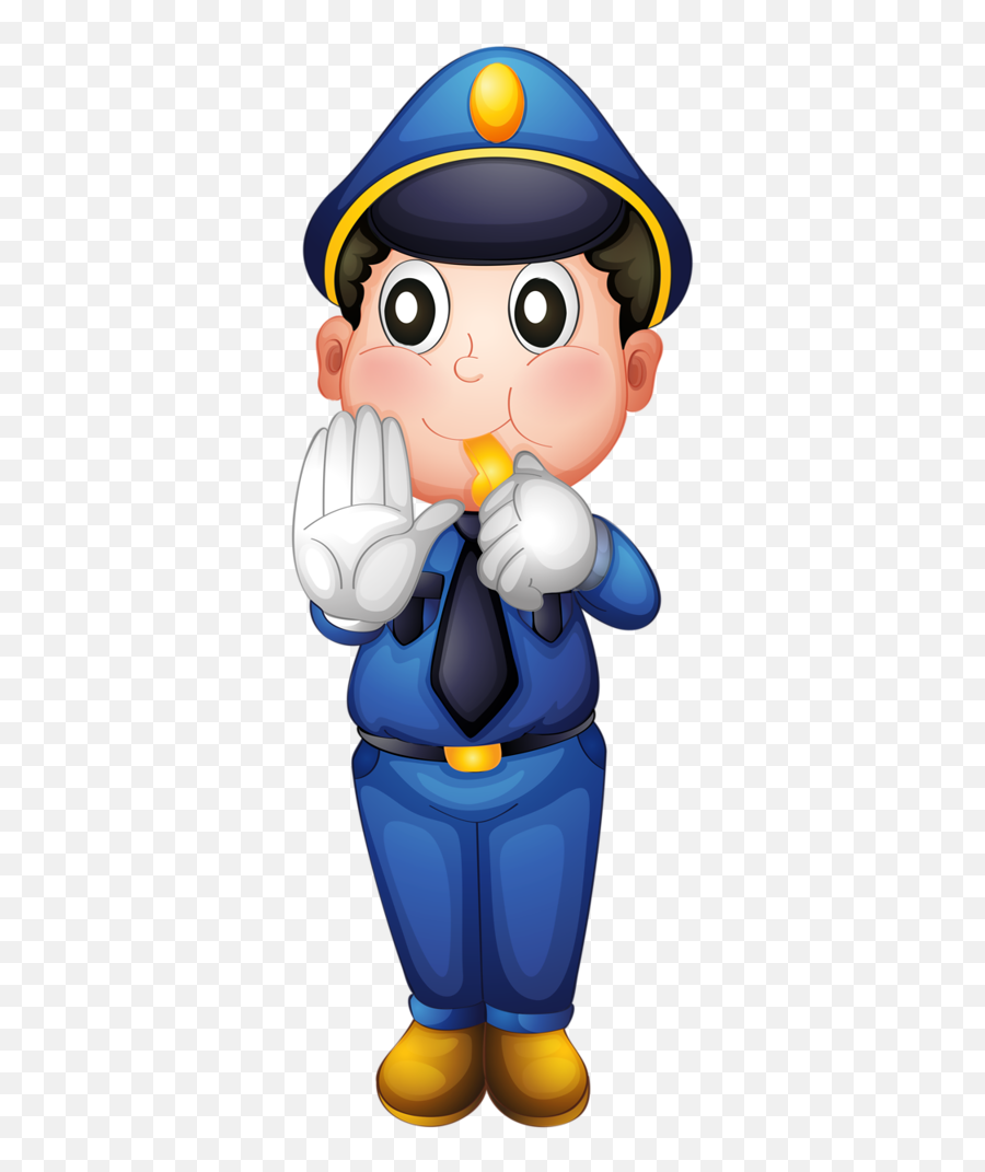 Police Clipart Community Helper - Traffic Police Clipart Traffic Emoji,Community Helpers Clipart
